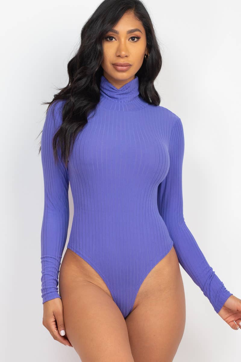 Turtle Neck Long Sleeve Bodysuit